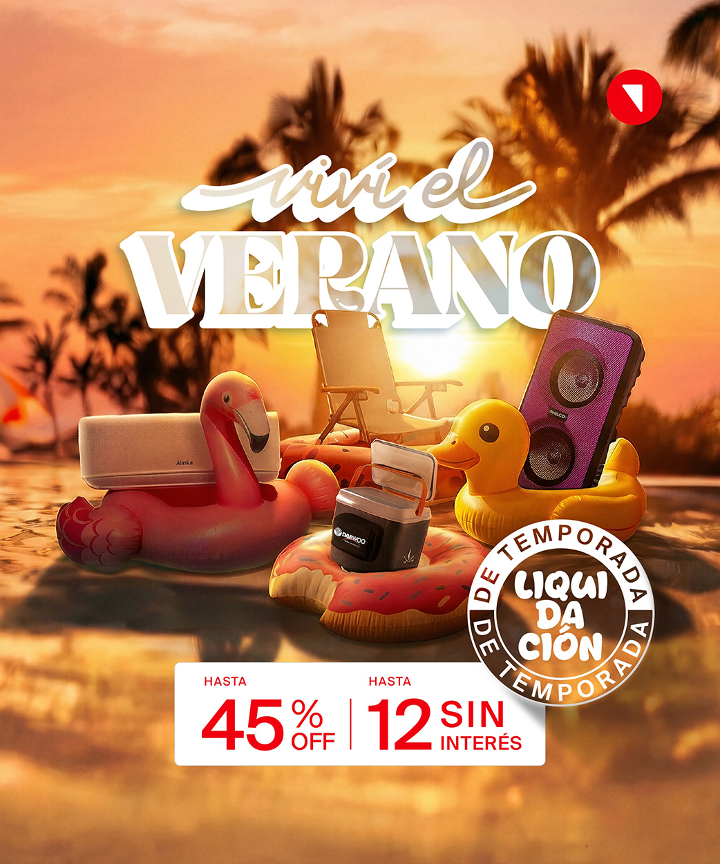 Naldo Vivir en Verano - Liquinación